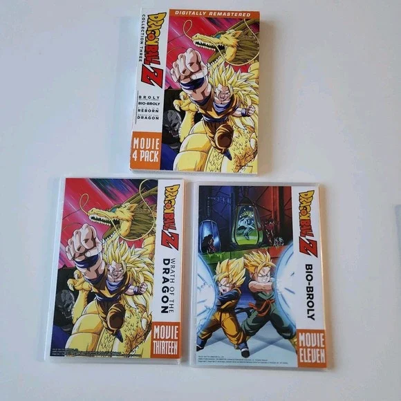 Dragon Ball Movies Collection 1 + 3 DVDs Lord Slug Dead Zone Broly Fusion Reborn - Picture 5 of 12